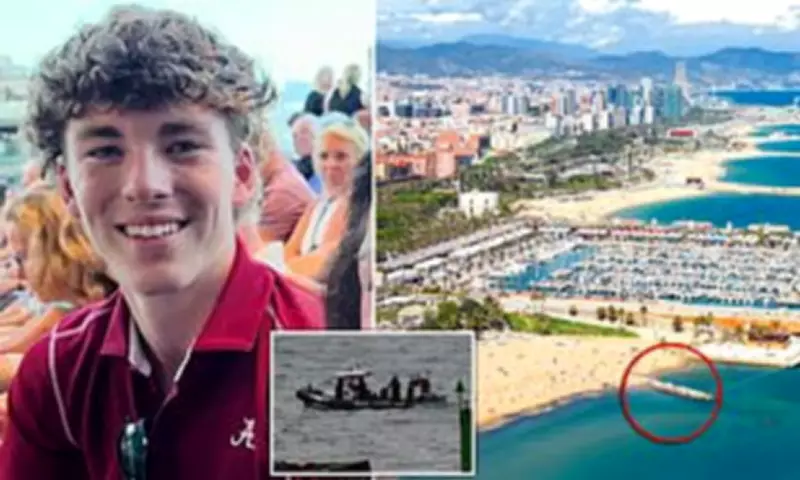 American Student Drowns After Falling from Rocks in Barcelona, CCTV Reveals