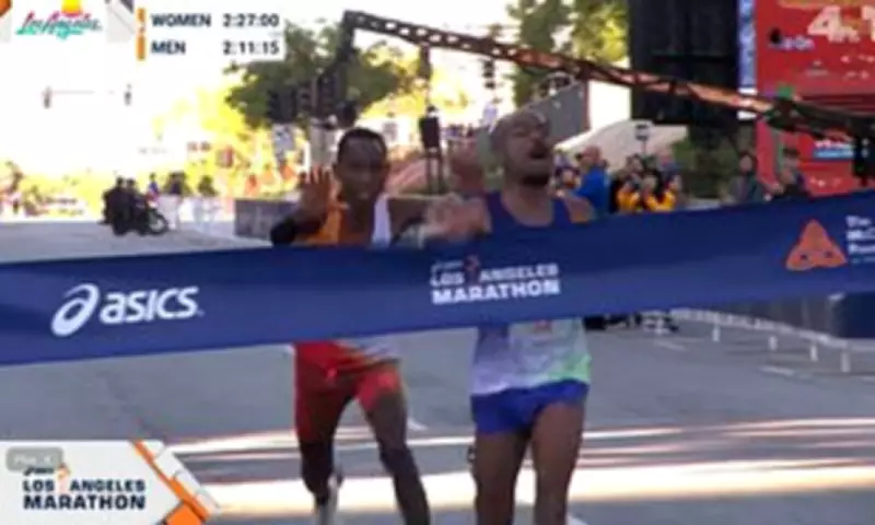 American Teacher's Dramatic Last-Second Victory in LA Marathon Stuns Crowds