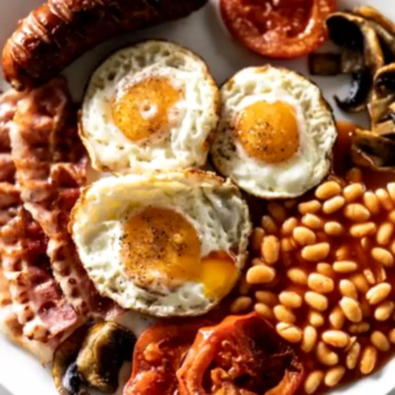 American's Full English Breakfast Attempt Sparks Outrage Over Dry Beans