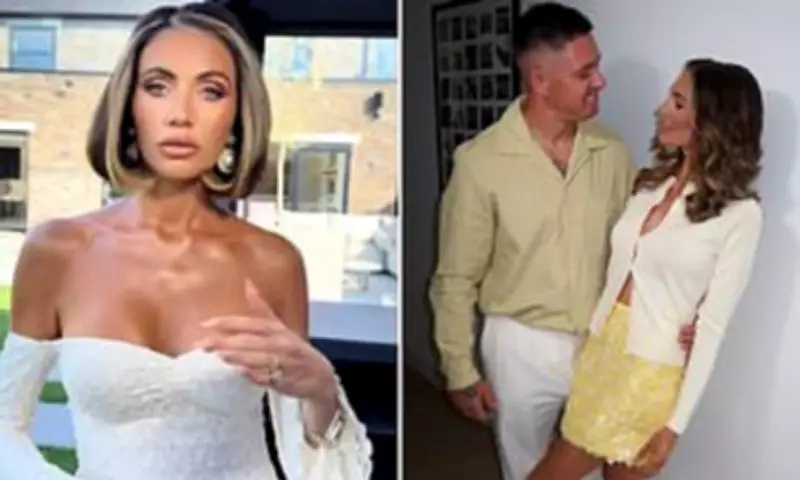 Amy Child Teases Lace Wedding Gown After Postponing Wedding Due to Mum's Health