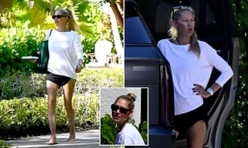 Anna Kournikova Steps Out in Miami with Children After Welcoming Fourth Baby