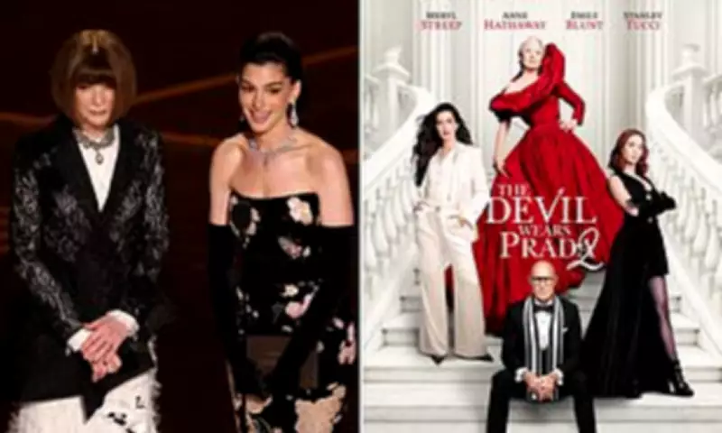 Anna Wintour and Anne Hathaway Recreate Devil Wears Prada at Oscars 2026