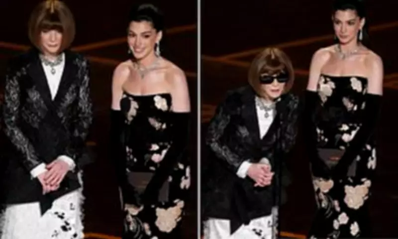 Anna Wintour and Anne Hathaway Reunite at Oscars in Devil Wears Prada Sequel Tease