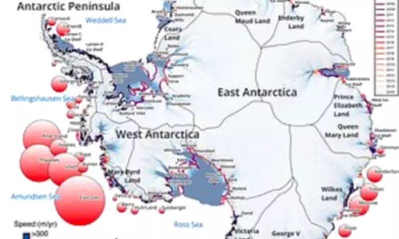 Antarctica Loses Ice Eight Times Greater London's Size in 30 Years