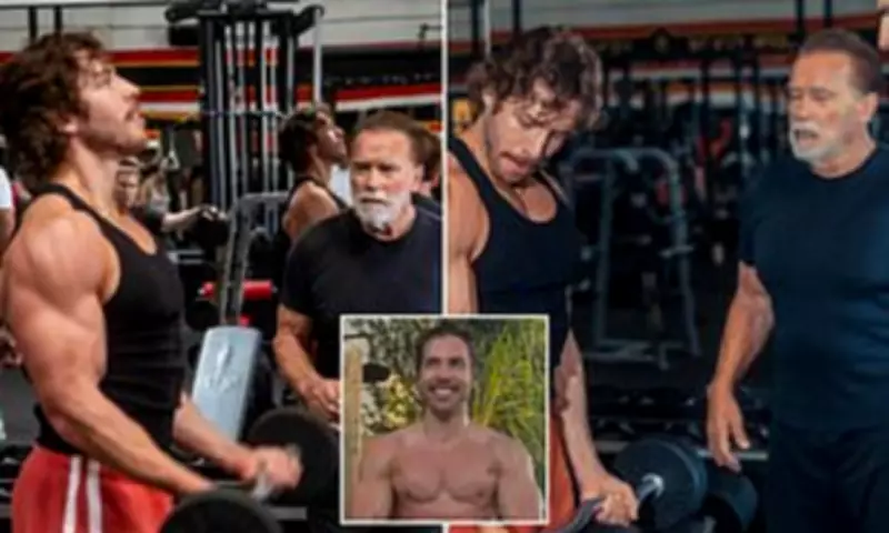 Arnold Schwarzenegger Trains Son Joseph Baena for Natural Bodybuilding Debut
