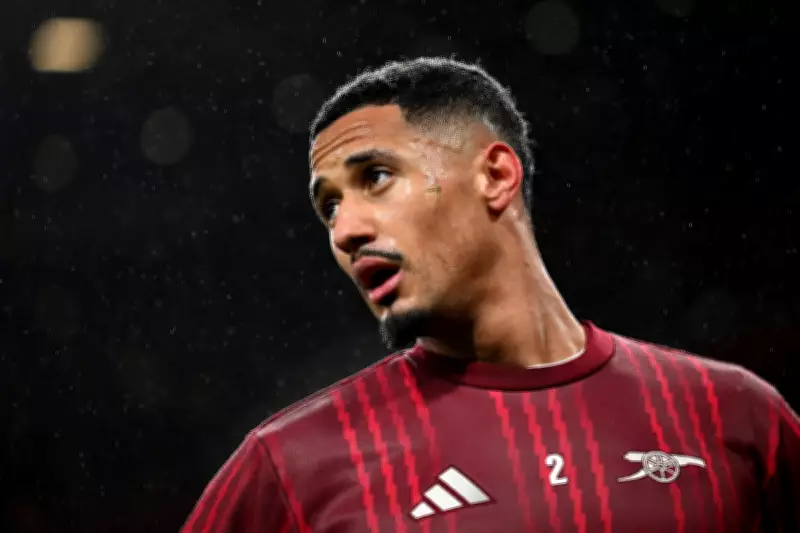 Arsenal's Title Bid Faces New Test as Saliba Sidelined with Ankle Injury