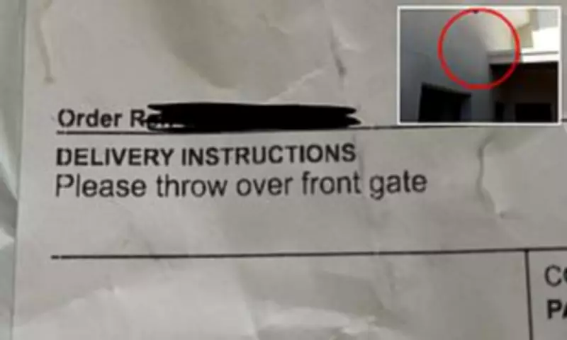 Australia Post Courier Delivers Parcel with Perfect Mid-Air Photo Trick Shot