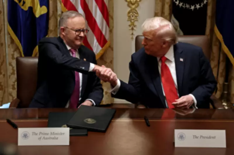 Australian PM Albanese's White House Visit: Gold Submarine Gift to Trump