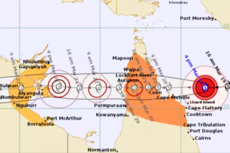 Australia's Queensland Faces Unprecedented Category 5 Cyclone Narelle Threat