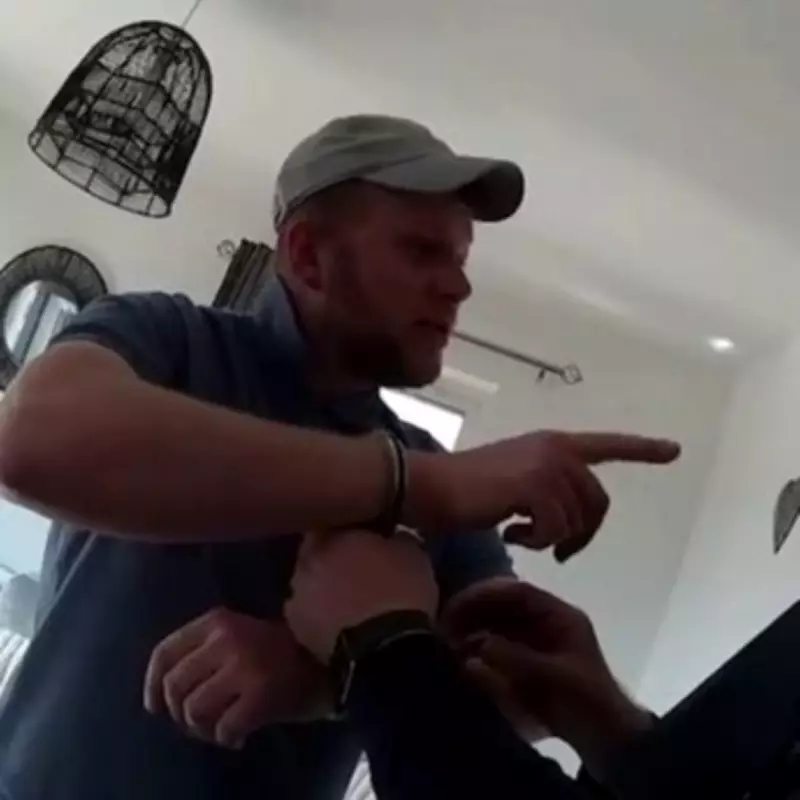 Baby Killer Dad Argues With Police Over Handcuffs During Arrest For Daughter's Murder