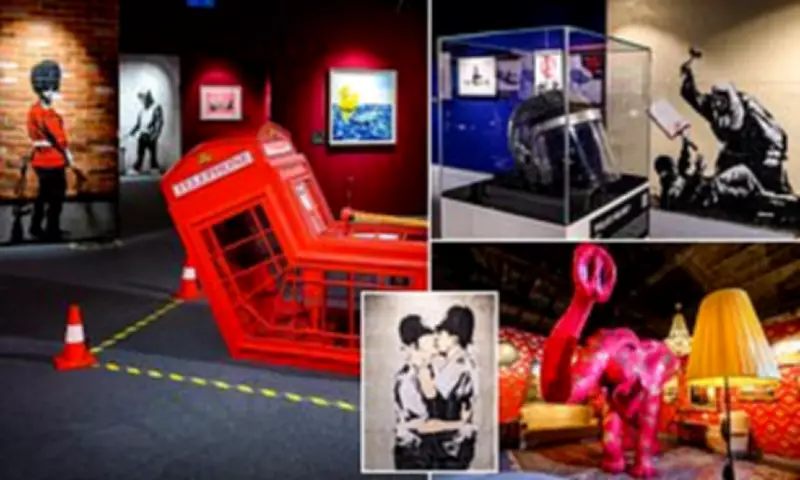 Banksy's Complete Works Unite in UK Debut at Manchester Exhibition