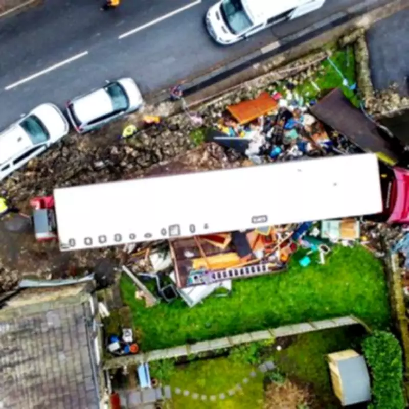 Barnsley HGV Crash: Lorry Smashes Through Gardens and Cars in Oxspring