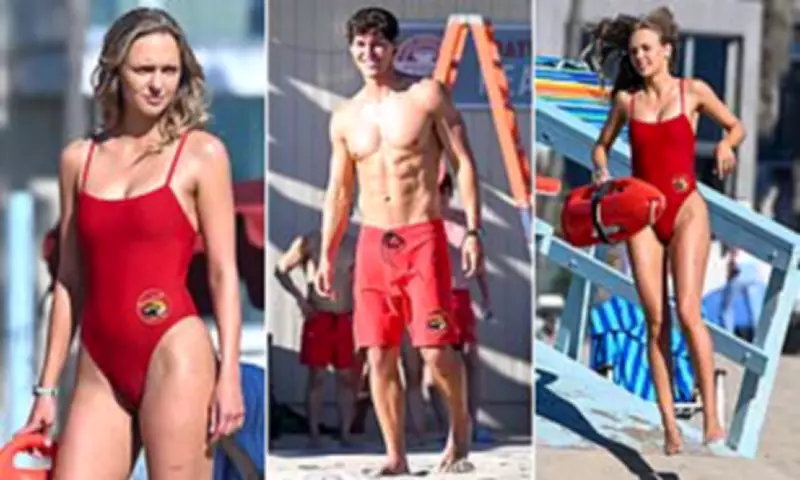 Baywatch Reboot Filming Begins with Jessica Belkin and Noah Beck in LA