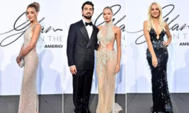 Bec Judd Leads Celebrity Arrivals in Revealing Gowns at Grand Prix Glamour Event