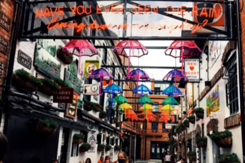 Belfast's Iconic Umbrella Canopy Returns Bigger and Brighter After Major Refurbishment
