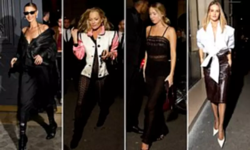 Bella Hadid Leads Star-Studded Saint Laurent Afterparty in Paris