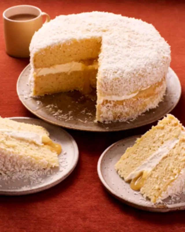 Benjamina Ebuehi's Giant Lemon Lamington Cake: A Festive Easter Delight