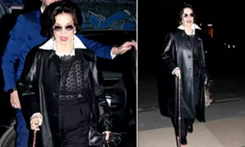 Bianca Jagger, 80, Stuns at Paris Fashion Week in Leather Trench Coat
