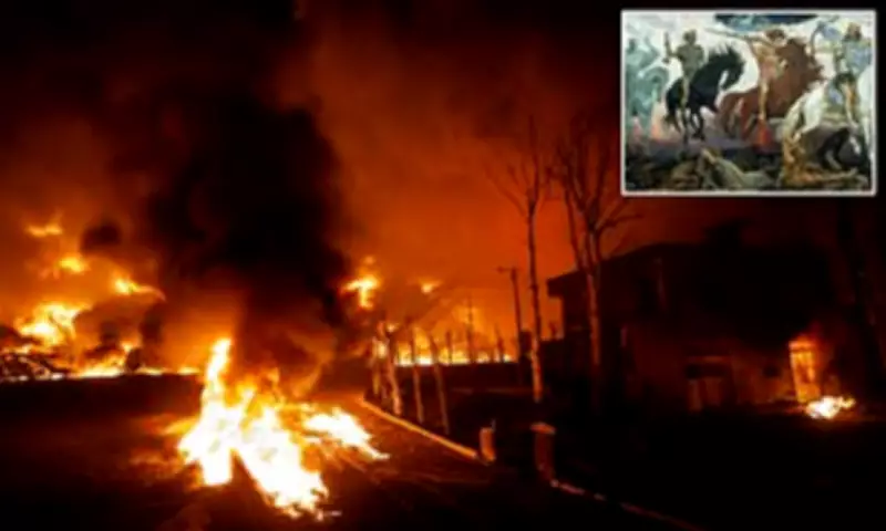 Bible Prophecy Theory Links Iran Flag Colors to Four Horsemen of Apocalypse