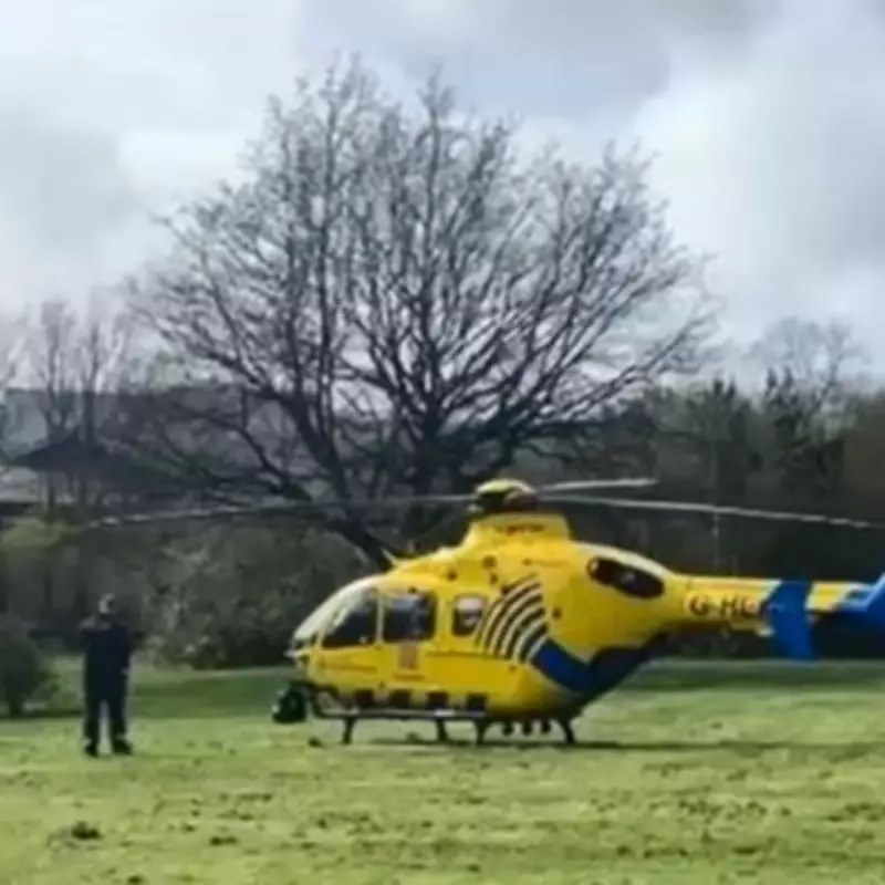 Boy, 13, Seriously Injured in Toxteth Van Collision as Air Ambulance Lands