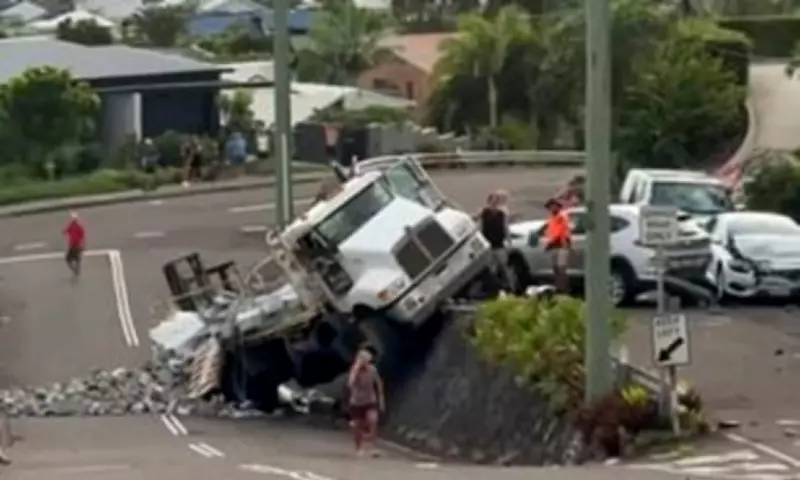 Brake Failure Triggers Multi-Vehicle Carnage on Sunshine Coast Suburban Street