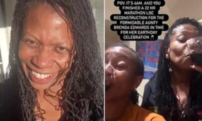 Brenda Edwards' 22-Hour Salon Marathon for Dramatic Hair Transformation