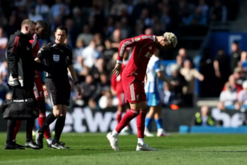 Brighton Defeat Liverpool 2-1 as Welbeck Double and Ekitike Injury Hit Reds