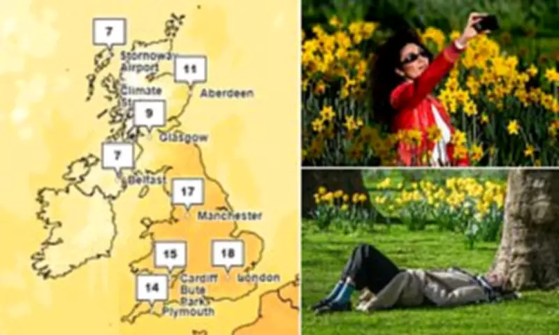 Britain Braces for Warmest Day of the Year as Temperatures Set to Hit 19C