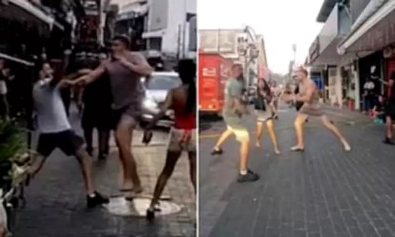 British Tourists Knocked Out in Pattaya Street Brawl with Bodybuilder