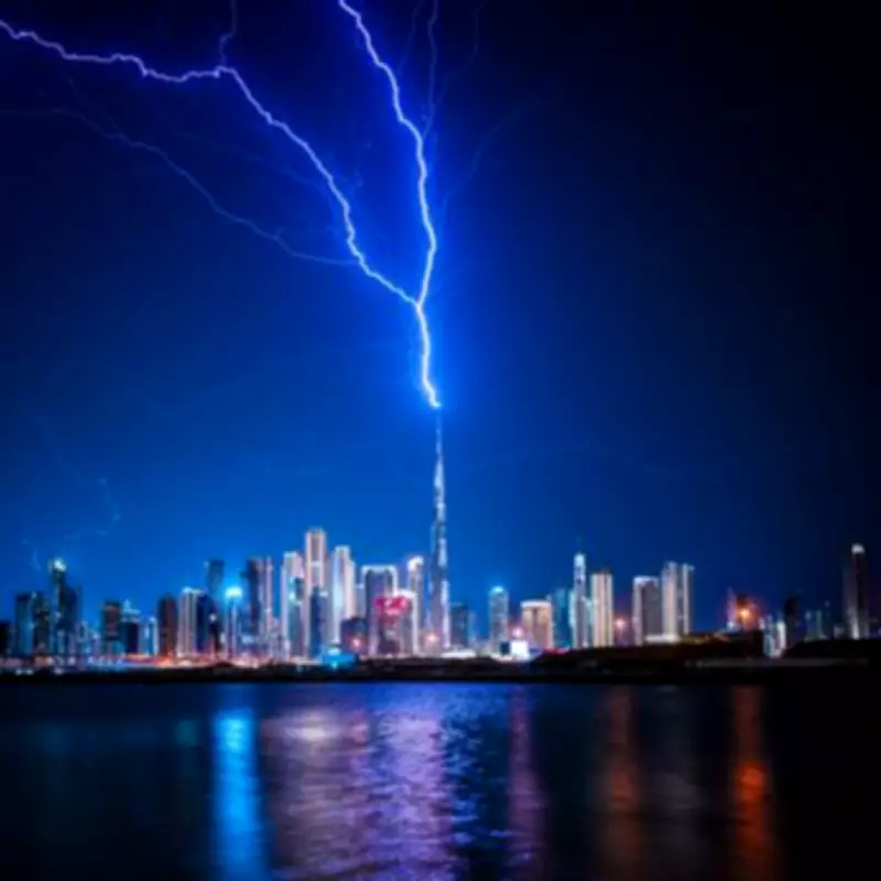 Burj Khalifa Struck by Lightning Amid Severe Dubai Storms and Regional Tensions