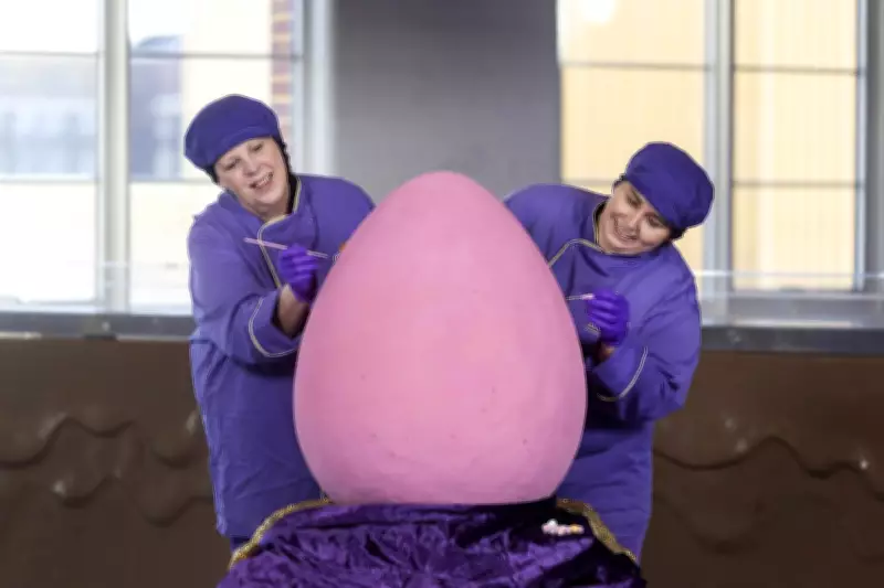 Cadbury Unveils 55kg 'World's Largest' Mini Egg for Easter Display