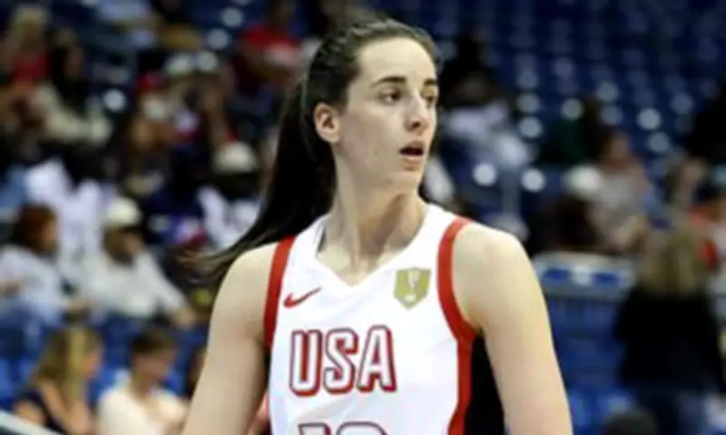 Caitlin Clark's Bizarre Courtside Antics Leave Fans Puzzled After Team USA Win