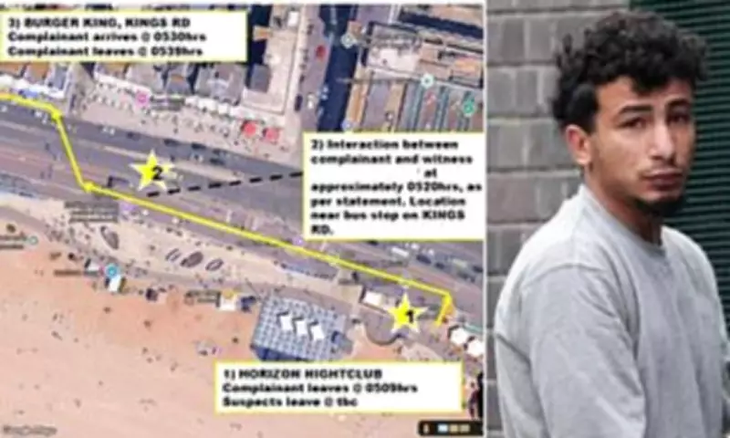 CCTV Map Traces Asylum Seekers' Nightclub Moves Before Alleged Brighton Beach Gang Rape