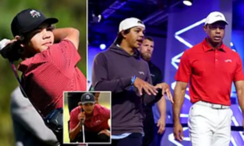 Charlie Woods Struggles at Junior Invitational, Finishes Last in Elite Field