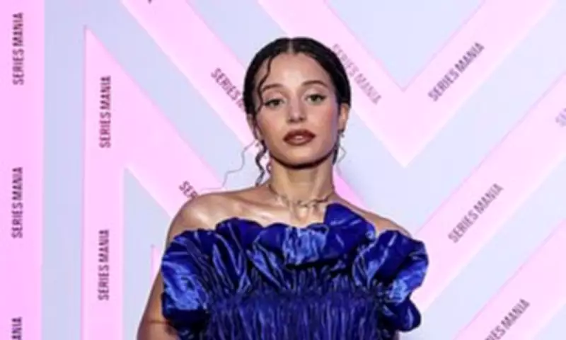 Chase Infiniti Stuns at Series Mania Festival in Dramatic Blue Gown