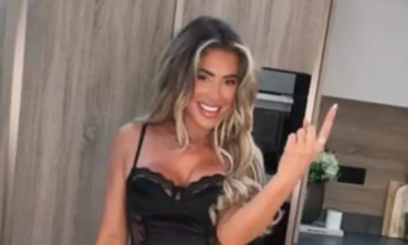 Chloe Ferry Stuns in Racy Lace Dress and Showcases Ice Skating Talent