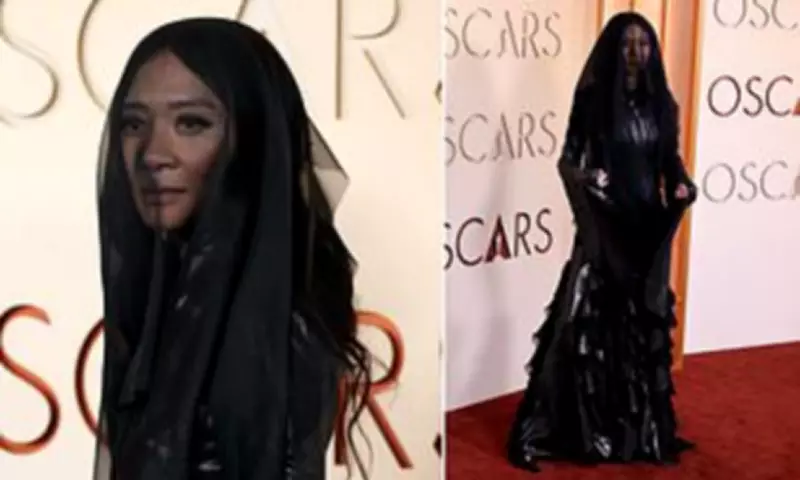 Chloe Zhao's Gothic Oscars Outfit Sparks Social Media Frenzy and Mockery