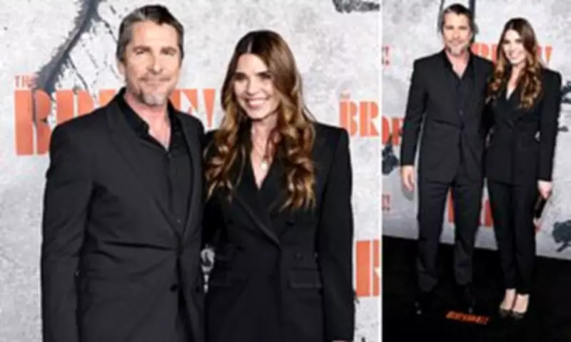 Christian Bale's Rare Date Night with Wife at The Bride! Premiere in New York