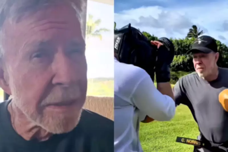 Chuck Norris Showed Fighting Skills in Final Birthday Post Before Death at 86