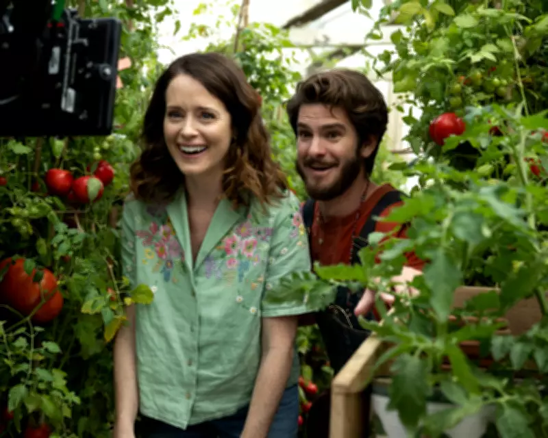 Claire Foy and Andrew Garfield on The Magic Faraway Tree's Enchanted Set