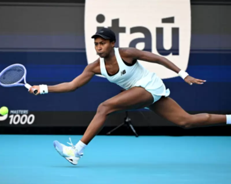 Coco Gauff Dominates Miami Open Semi-Final, Advances to First Home Final