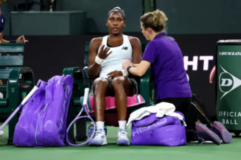 Coco Gauff Forced to Retire at Indian Wells with 'On Fire' Arm Injury