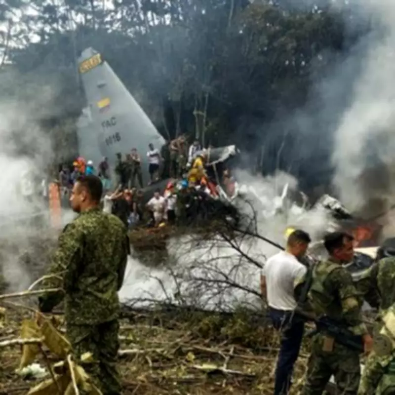 Colombia Military Plane Crash Kills 66 Soldiers in Amazonian Province