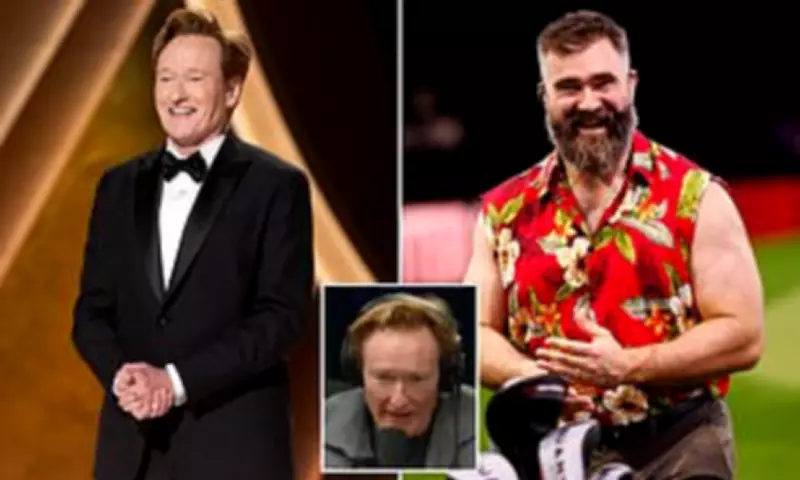 Conan O'Brien Agrees to Wild Buffalo Bills Mafia Flaming Table Stunt