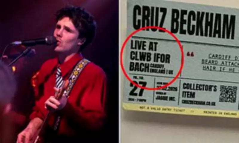 Cruz Beckham's Cardiff Gig Ticket Blunder: Wales Mistakenly Listed as England