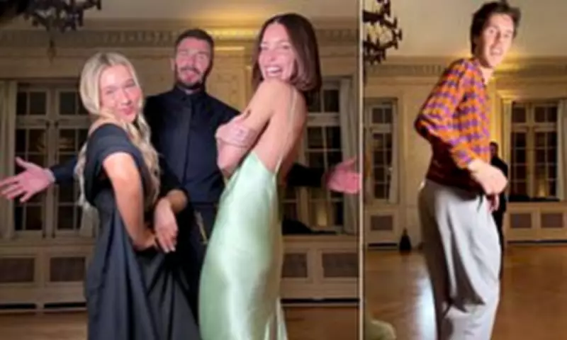 David Beckham's Family TikTok Fun Before Victoria's Paris Fashion Week Show