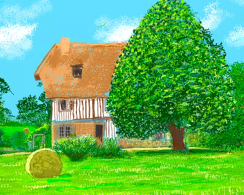 David Hockney's Digital Frieze: A 90-Metre Vision That Falls Short in Person