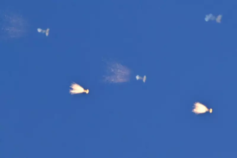 Daytime Drone Assault Rocks Kyiv as Ukraine Downs 194 Russian UAVs