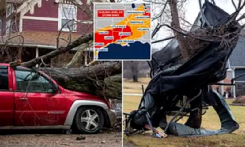 Deadly Tornado Outbreak Ravages 12 States, Killing Eight and Cutting Power to 100,000