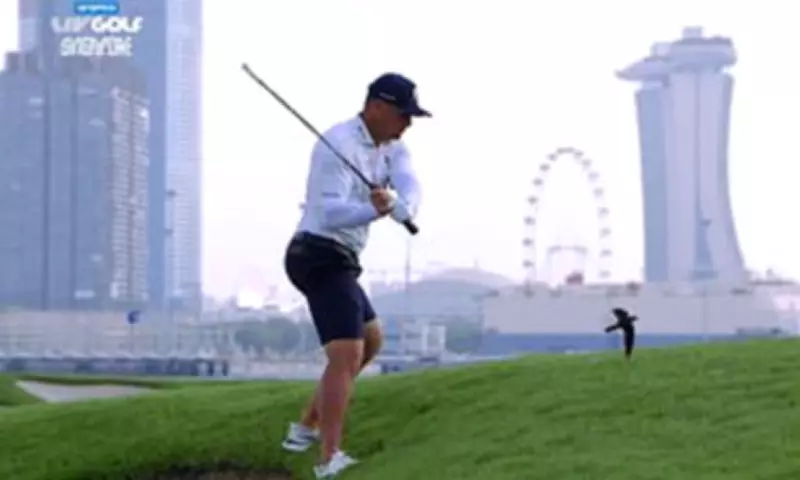 DeChambeau's Bunker Blunder Goes Viral as LIV Golf Event Contrasts with PGA Tragedy